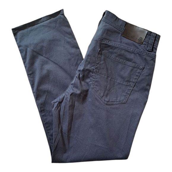 English Laundry Men's Straight Dark Blue/Gray Pants - Picture 1 of 4